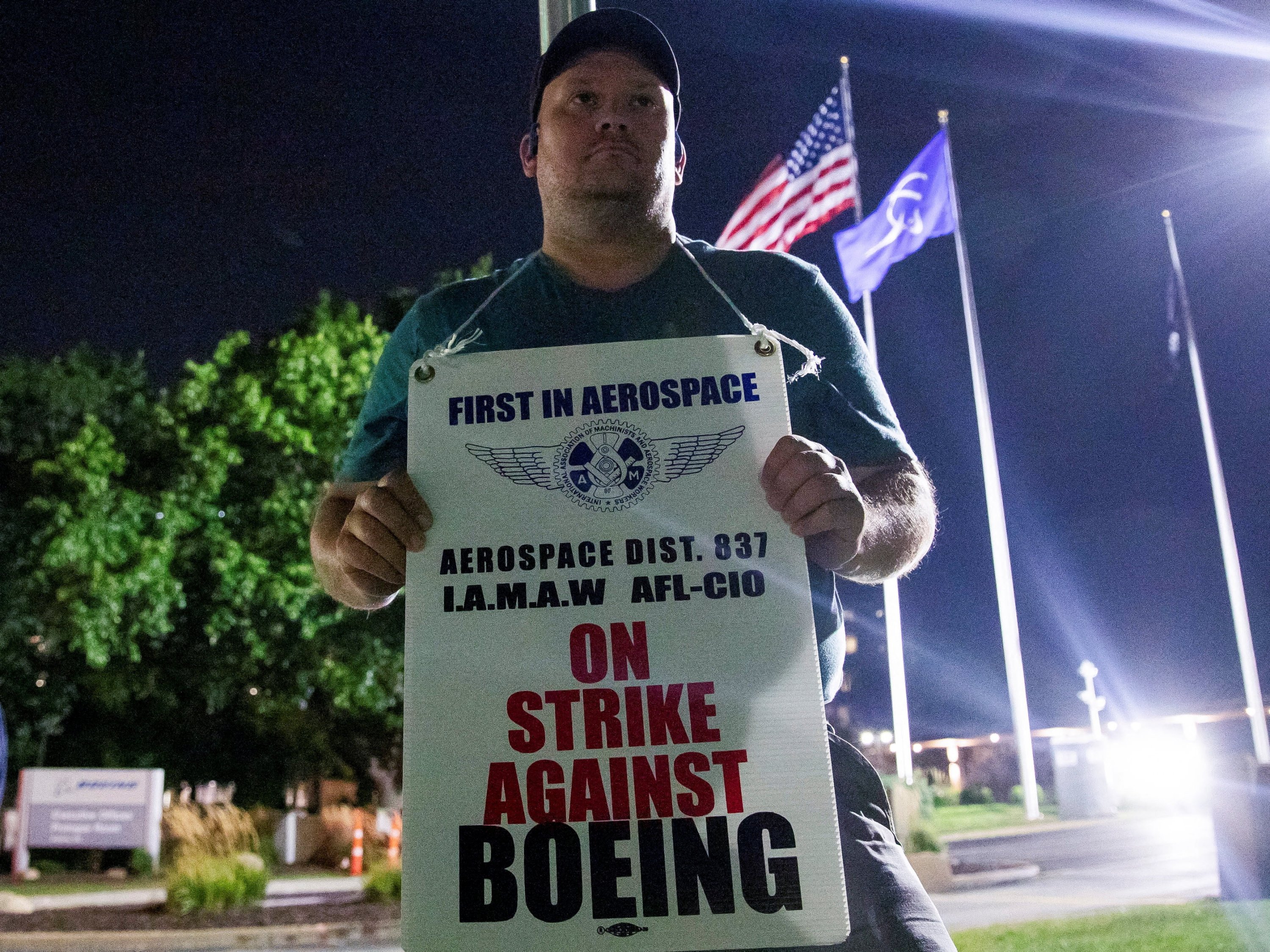 Over 3,000 Boeing defense workers go on strike amid contract dispute