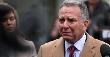 U.S. envoy Steve Witkoff speaks to reporters outside the West Wing of the White House, Washington, U.S., March 6, 2025. (DHA Photo)