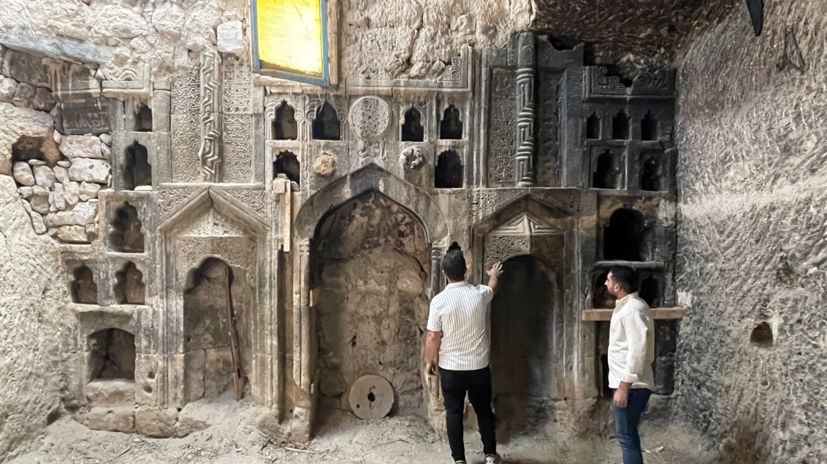 600-year-old masjid discovered in the Taşkınpaşa village of Ürgüp, Nevşehir, Aug. 5, 2025. (AA Photo)