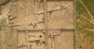 Archaeological excavations in Old Van City, eastern Türkiye, Aug. 4, 2025. (AA Photo)