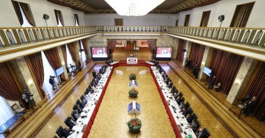 A view of the committee&#039;s first meeting, Ankara, Türkiye, Aug. 5, 2025. (AA Photo)
