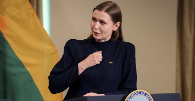 Lithuania&#039;s Defense Minister Dovile Sakaliene attends a press conference with U.S. Defense Secretary Pete Hegseth, Estonia&#039;s Defense Minister Hanno Pevkur, Latvia&#039;s Defense Minister Andris Spruds, at the Pentagon in Washington, D.C., U.S., July 25, 2025. (Reuters Photo)
