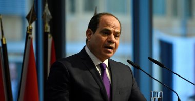 Egypt&#039;s President Abdel Fattah el-Sissi addresses participants of the &quot;G20 Investment Summit - German Business and the CwA Countries 2019&quot; on the sidelines of a Compact with Africa (CwA) in Berlin, Germany, Nov. 19, 2019. (Reuters File Photo)