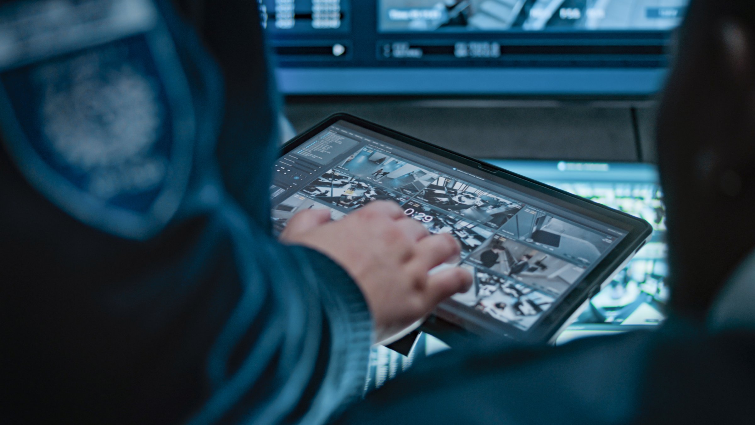 "Security cameras captured the moments when the two suspects entered the store, pretending to be customers interested in buying a game CD." (Shutterstock Photo)