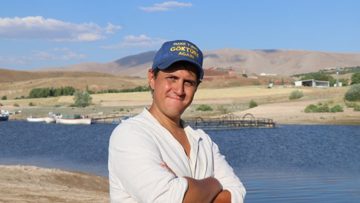 Turkish director Alper Çağlar poses for the camera, Kayseri, central Türkiye, July 21, 2025. (AA Photo)