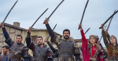 A scene from the Turkish TV series &quot;Establishment Osman.&quot; (Sabah Photo)