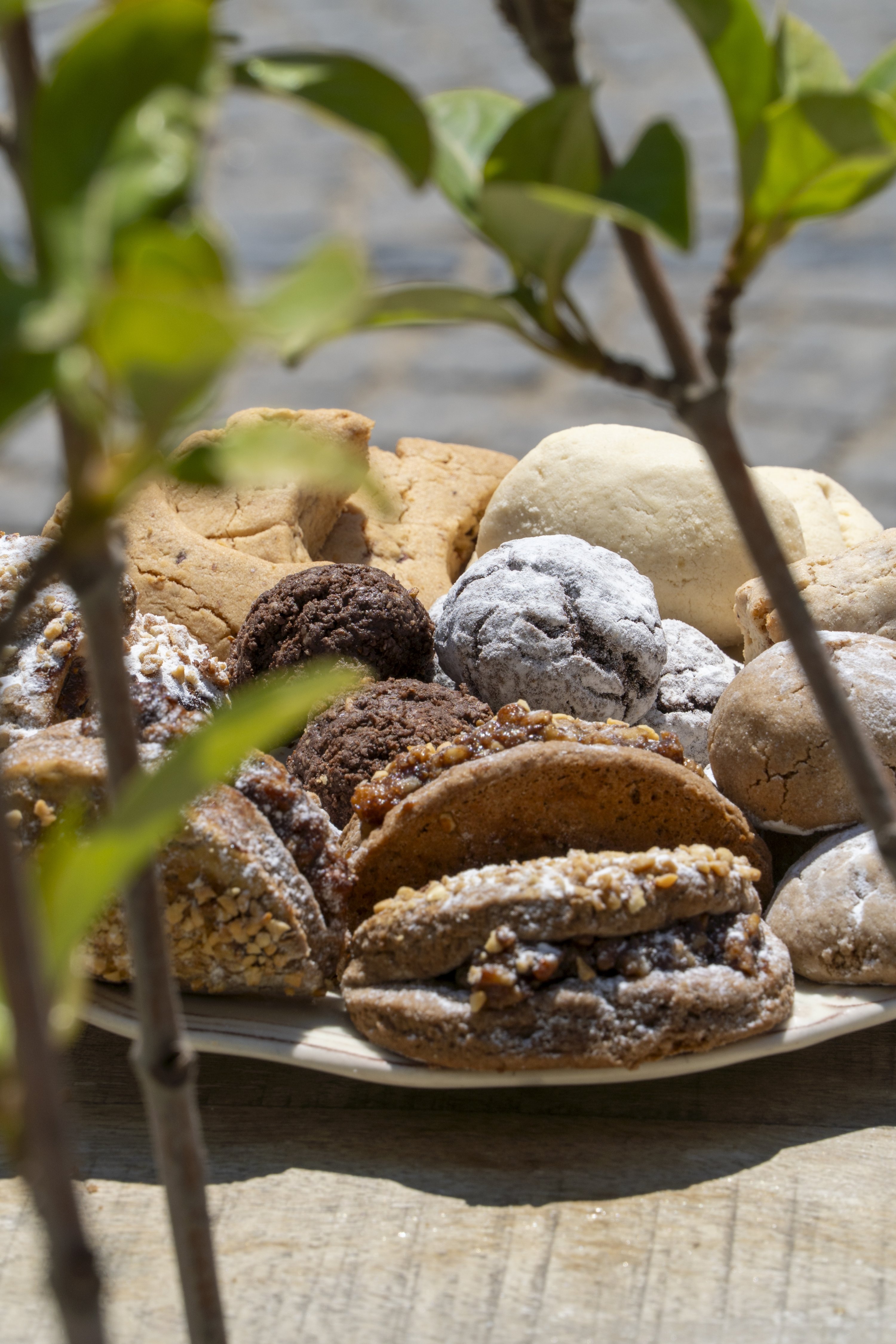 Cookies served at Bozcaada Çiçek Bakery Tahir Usta. (Courtesy of  Bozcaada Çiçek Bakery Tahir Usta)
