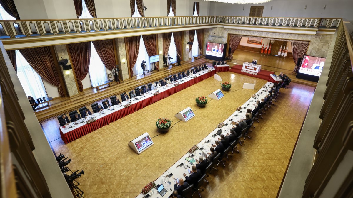 A view of the meeting of Parliament&#039;s National Solidarity, Brotherhood and Democracy Committee, Ankara, Türkiye, Aug. 5, 2025. (DHA Photo)