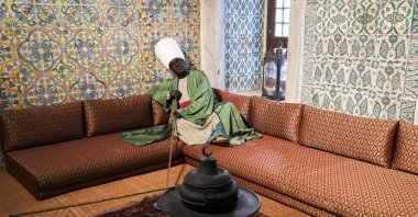 Topkapı Palace displays a wax figure of a Black eunuch, Istanbul, Türkiye, Aug. 6, 2025. (AA Photo)