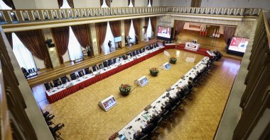 A view of the meeting of Parliament&#039;s National Solidarity, Brotherhood and Democracy Committee, Ankara, Türkiye, Aug. 5, 2025. (DHA Photo)