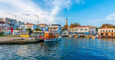 A general view of Bozcaada Marina. (Shutterstock Photo)