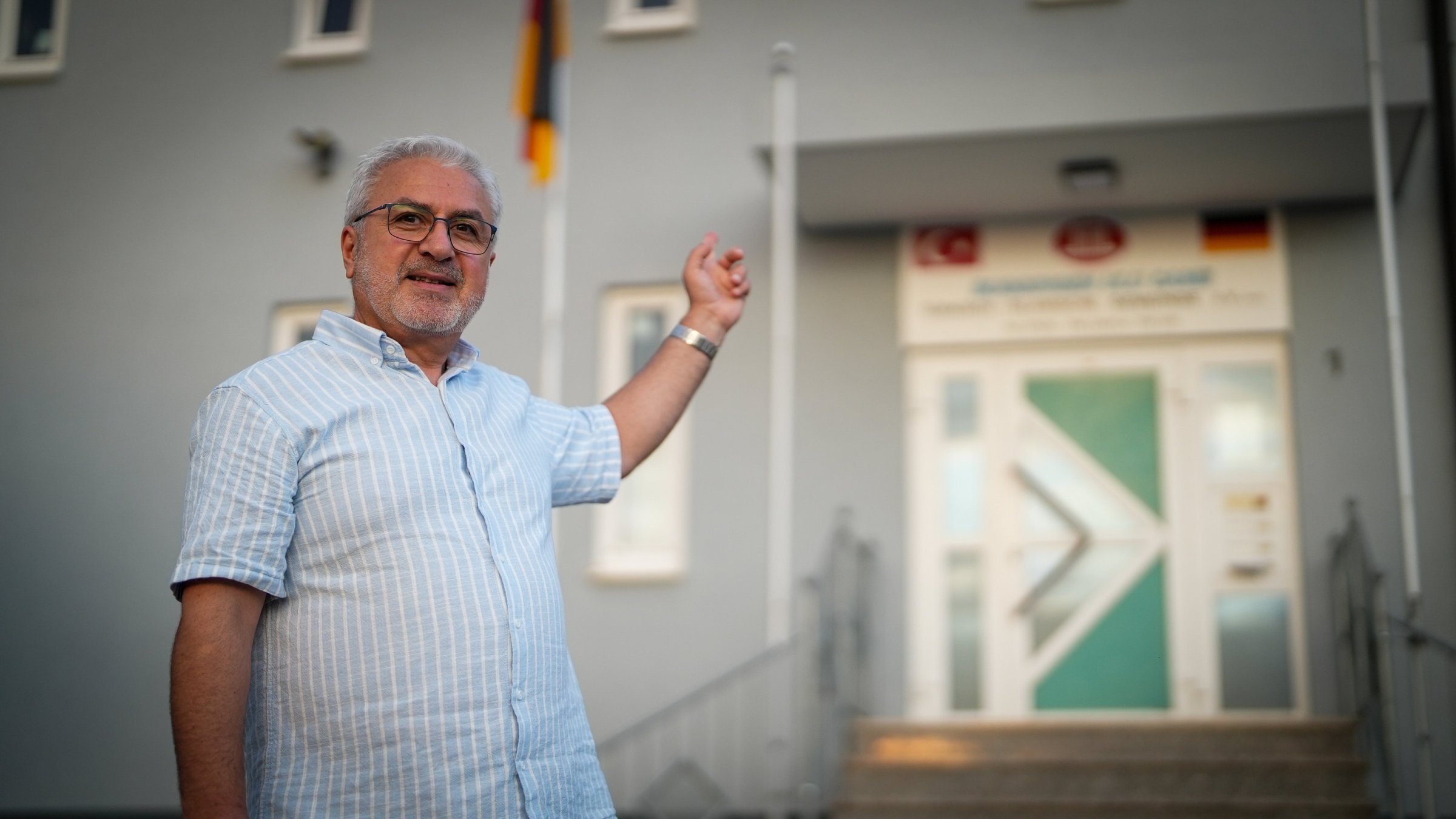 A Turkish resident Ercan Topak poses for the camera during an interview, Heitersheim, Germany, Aug. 7, 2025. (AA Photo)