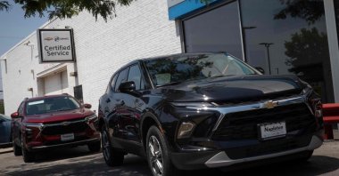 Vehicles are offered for sale at a General Motors dealership in Chicago, Illinois, U.S., July 22, 2025. (AFP Photo)