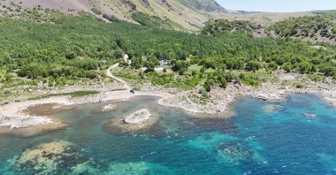 Aerial view of Nemrut Caldera, Bitlis, Türkiye, Aug. 10, 2025. (AA Photo)
