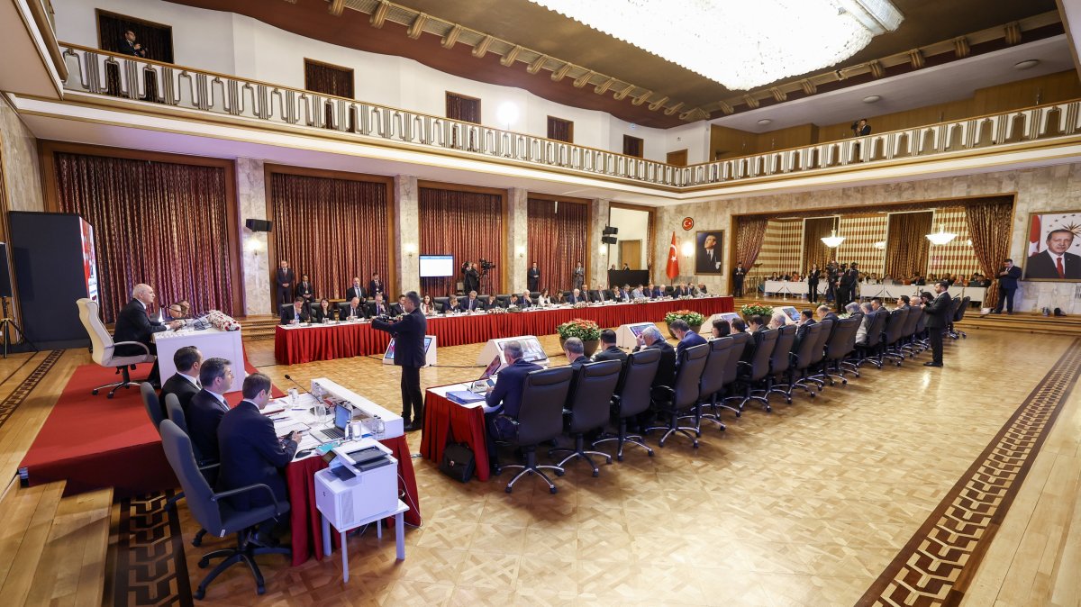 A view of the committee&#039;s meeting at Parliament, Ankara, Türkiye, Aug. 12, 2025. (AA Photo)