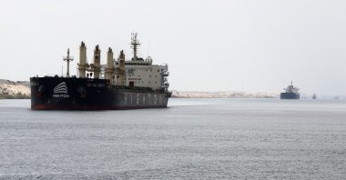 Ships move through the Suez Canal, Ismalia, Egypt, July 31, 2025. (Reuters Photo)