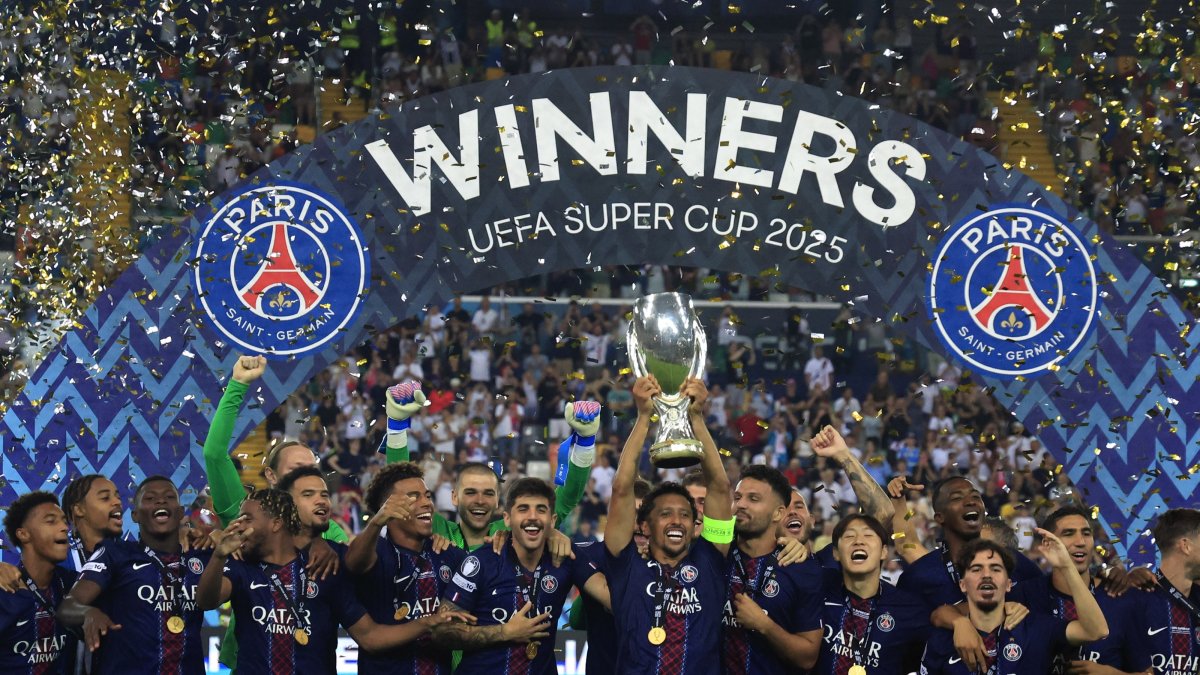 PSG stun Spurs with late rally, shootout win to bag UEFA Super Cup