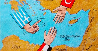 "A partnership agreement with Türkiye in the Eastern Mediterranean offers Egypt not only a more advantageous partner than Greece but also a productive alternative to the Western and Israeli bloc, whose future is seen as uncertain." (Illustration by Erhan Yalvaç)