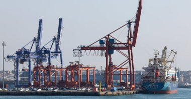 A general view of Haydarpaşa Port, Istanbul, Türkiye, Feb. 13, 2025. (Reuters Photo)