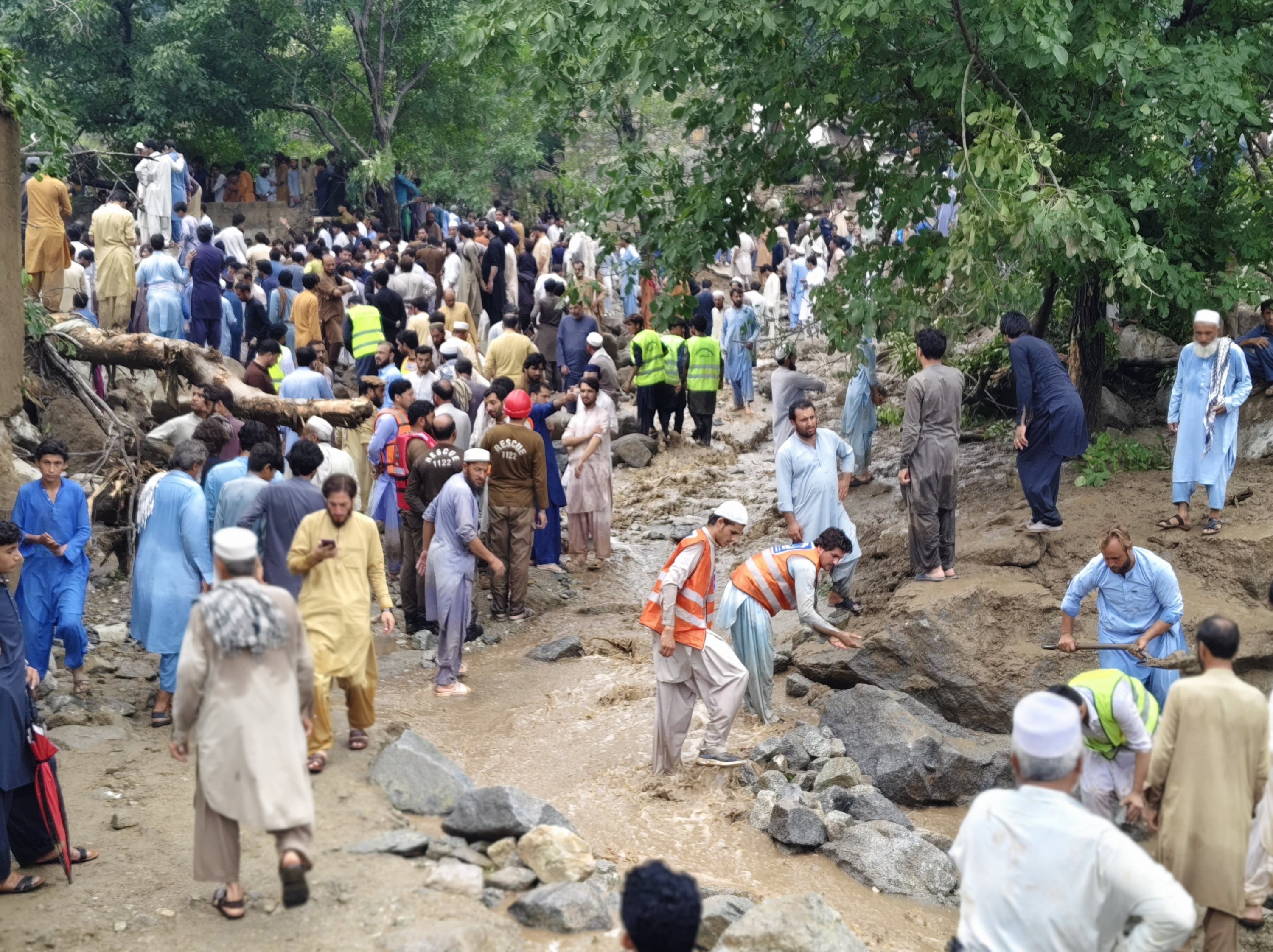 Pakistan flash floods kill 49, strand 1,300 tourists as toll soars