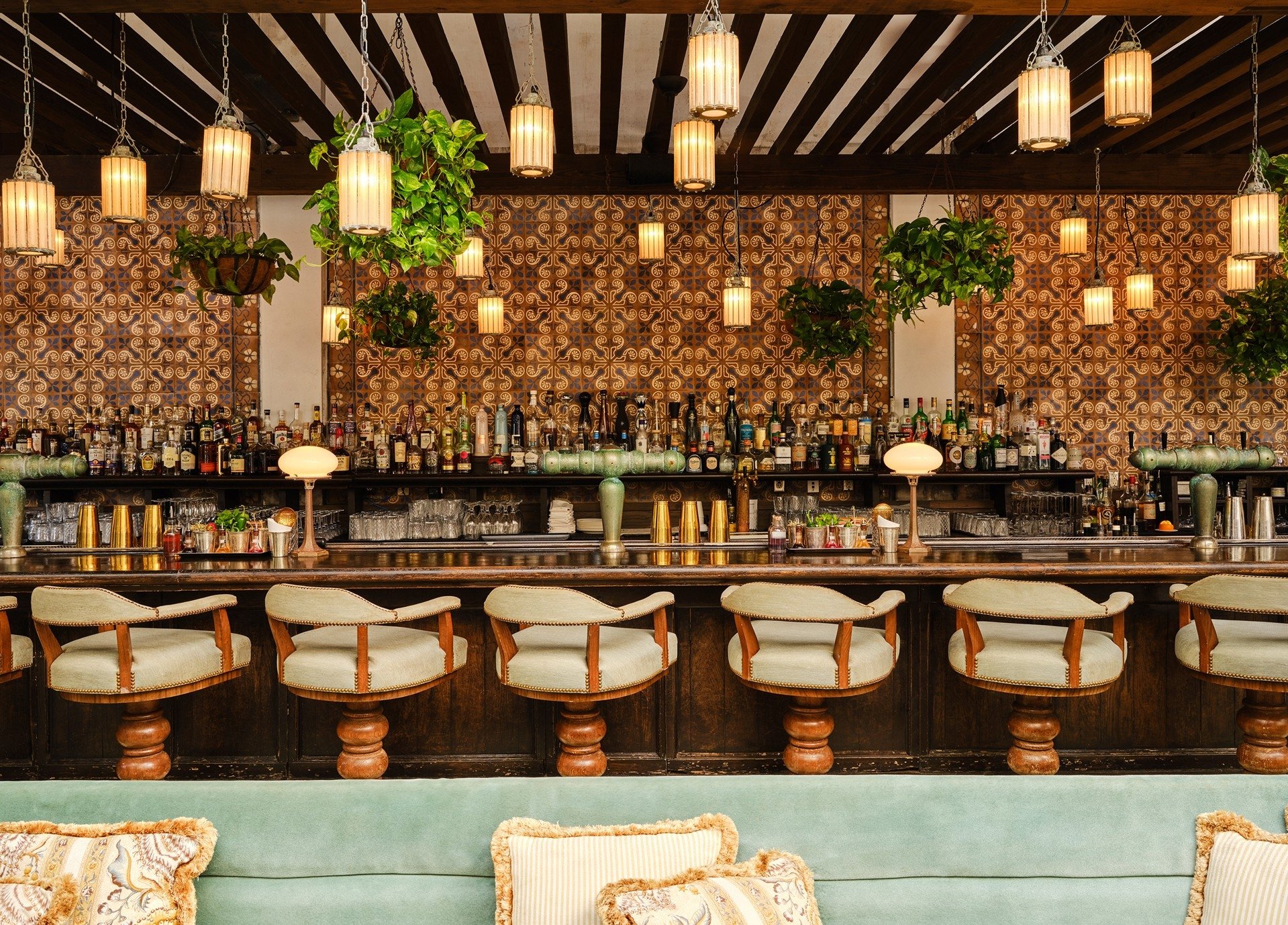 A general view of Cecconi’s restaurant. (Courtesy of Cecconi’s restaurant)