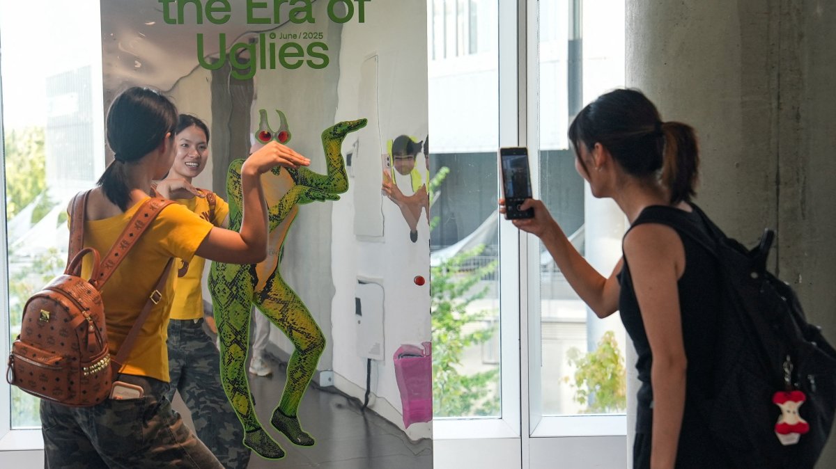 People visit the exhibition &quot;Era of Uglies Has Arrived&quot; by Alibaba&#039;s Taobao, in Hangzhou, Zhejiang province, China, Aug. 13, 2025. (Reuters Photo)