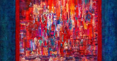 A painting by the artist Cemal Toy. (Courtesy of Cemal Toy)