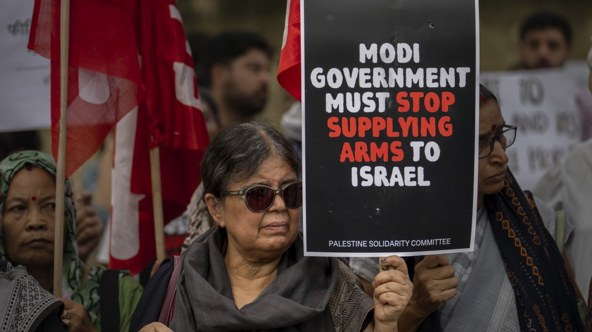 How did supporting Palestine become a crime in India?