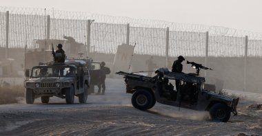 Israeli tanks operate near the Israel-Gaza border, Israel, Aug. 16, 2025. (Reuters Photo)