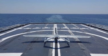 &quot;Havelsan’s command-and-control system enables drones to operate in coordination with unmanned maritime vehicles and other platforms, increasing operational efficiency.&quot; (AA Photo)
