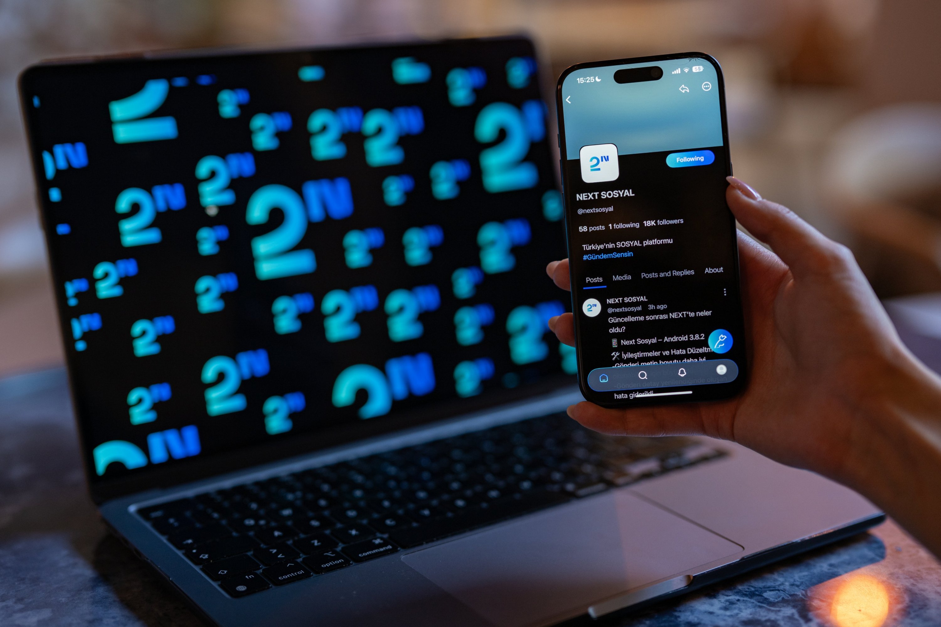 Predsednik Erdoğan se je pridružil turški aplikaciji NeXT Sosyal s prvo objavo