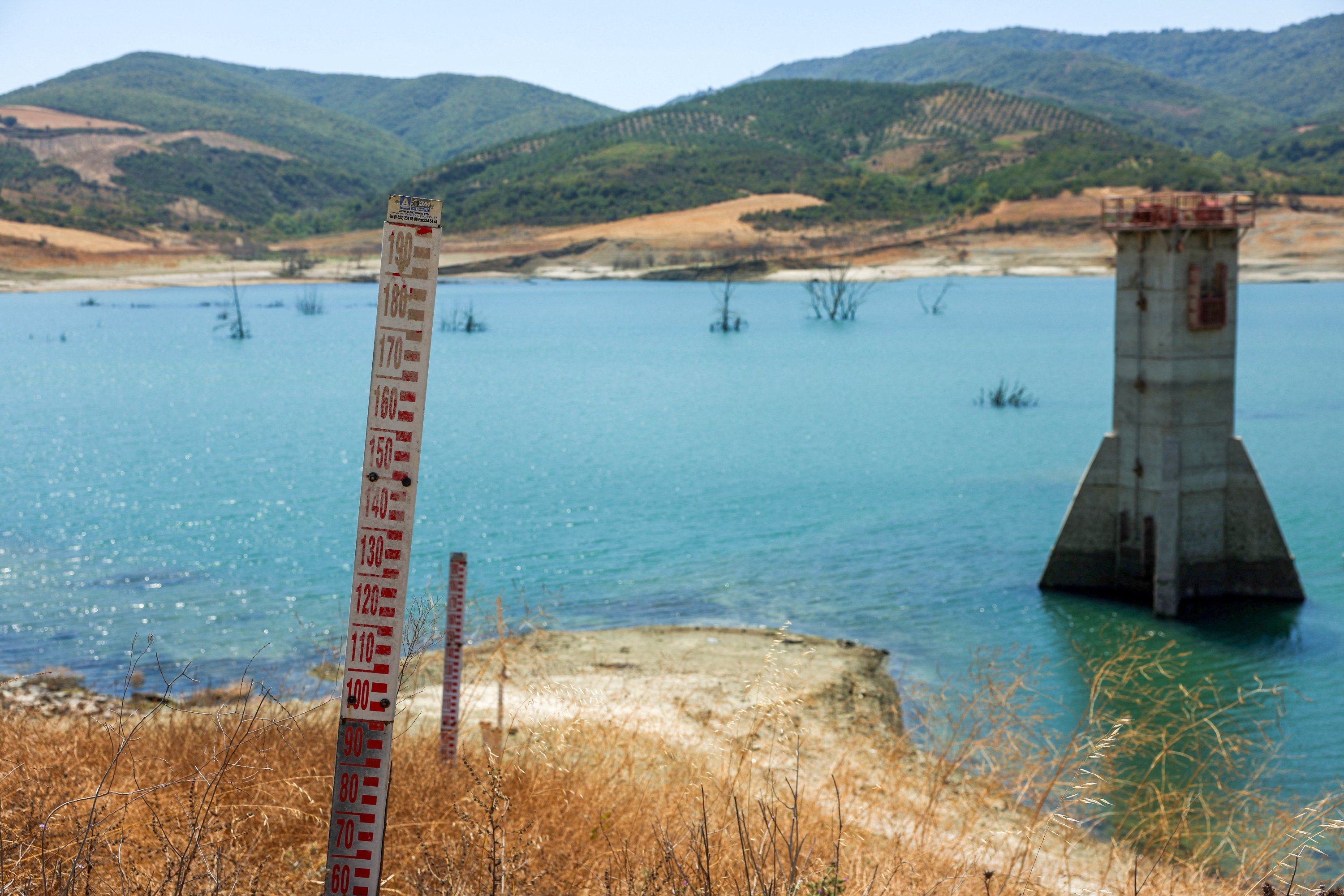 Suša izčrpala rezervoarje v Tekirdagu v Turčiji, kar je povzročilo nujne omejitve vode