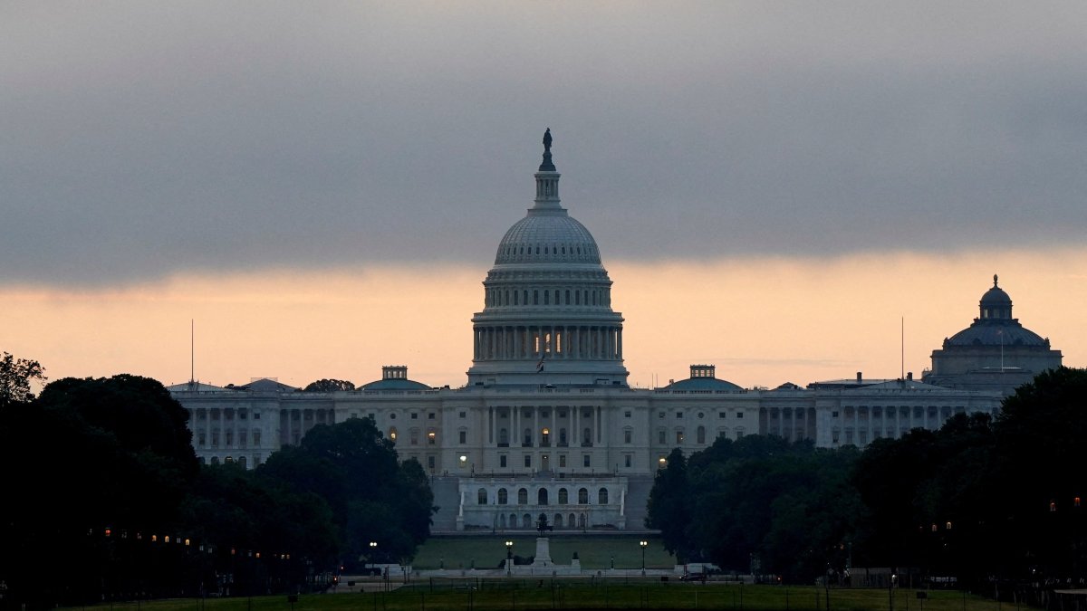A general view shows the U.S. Capitol building in Washington, D.C., U.S., Aug. 13, 2025. (Reuters Photo)