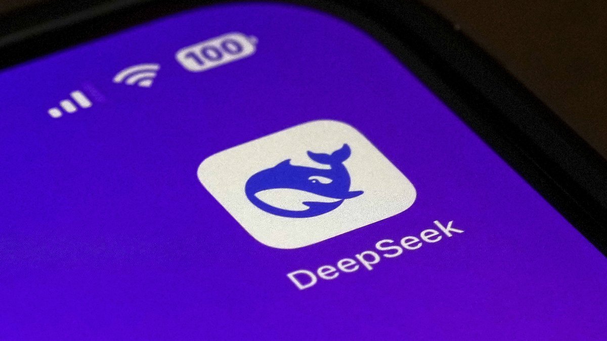 The icon for the smartphone app DeepSeek is seen on a smartphone screen, Beijing, China, Jan. 28, 2025. (AP Photo)