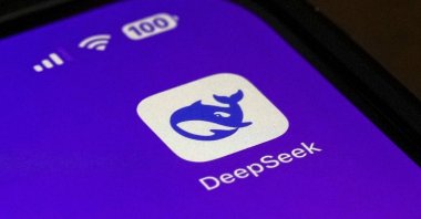 The icon for the smartphone app DeepSeek is seen on a smartphone screen, Beijing, China, Jan. 28, 2025. (AP Photo)