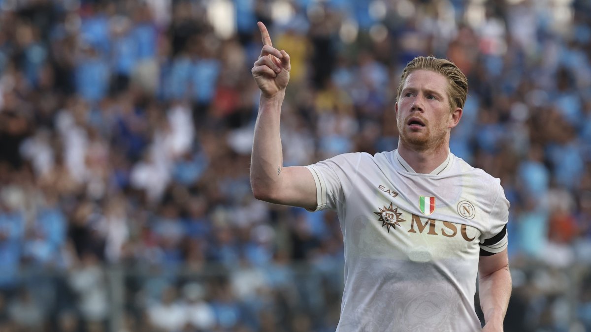 De Bruyne spearheads Napoli’s title defense amid Lukaku’s injury doubts