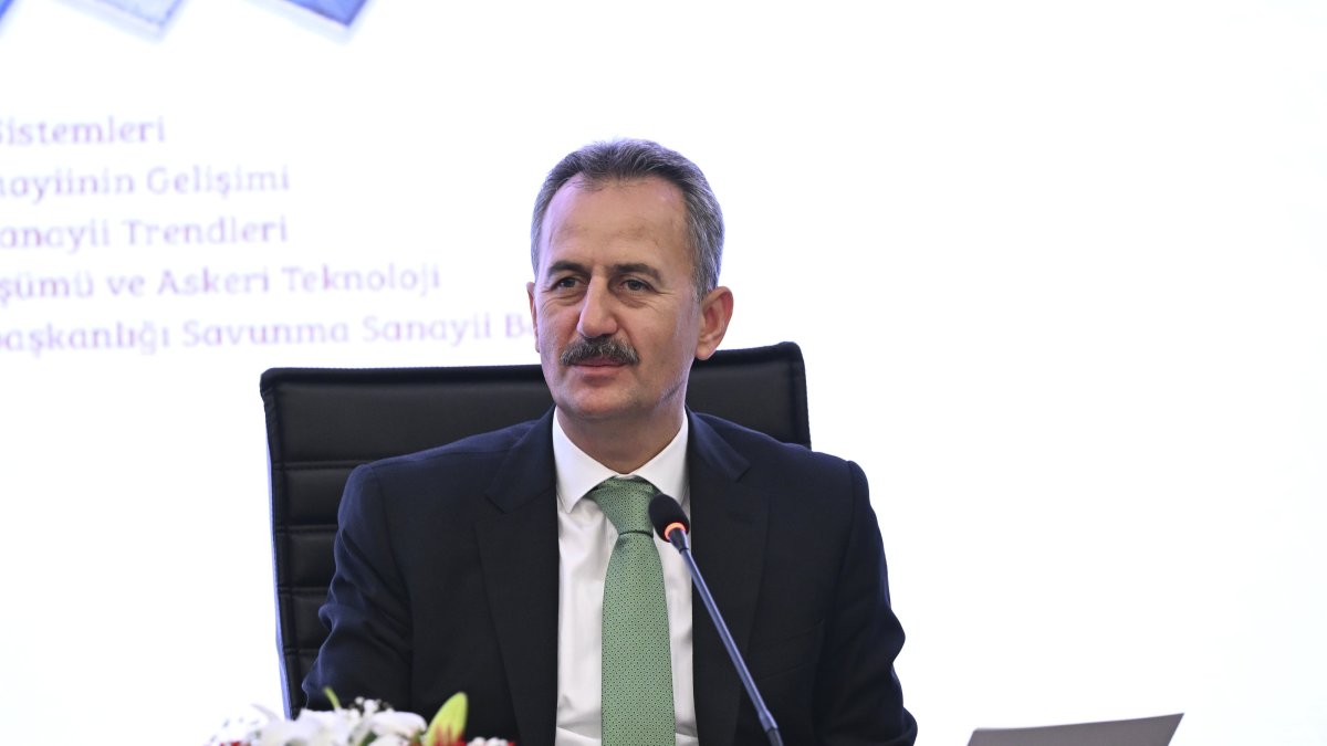 Haluk Görgün, the head of Türkiye&#039;s Defense Industries Secretariat, attends a promotion event, July 18, 2025. (AA File Photo)
