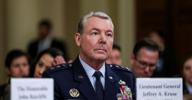 U.S. Air Force Lt. General and Director of the Defense Intelligence Agency (DIA) Jeffrey Kruse attends a House Intelligence Committee hearing about worldwide threats, on Capitol Hill in Washington, D.C., U.S., March 26, 2025. (Reuters File Photo)