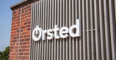 A logo of Danish renewable energy company Orsted, Copenhagen, Denmark, July 25, 2021. (Shutterstock Photo)