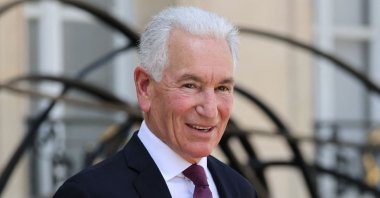 U.S. Ambassador to France and Monaco Charles Kushner leaves the Elysee Presidential Palace in Paris, France, July 18, 2025. (AFP Photo)