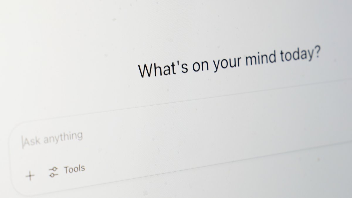 Chat GPT's landing page is seen on a computer screen, Monday, Aug. 4, 2025, in Chicago. (AP File Photo)