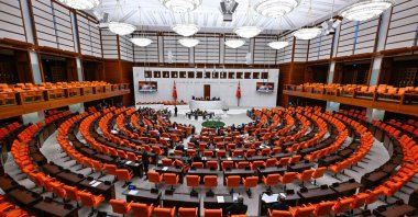 Lawmakers gather for a session at Parliament in Ankara, Türkiye, Oct. 17, 2024. (AA File Photo)