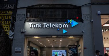 The logo of Türk Telekom is seen on a store, Istanbul, Türkiye, May 21, 2022. (Shutterstock Photo)