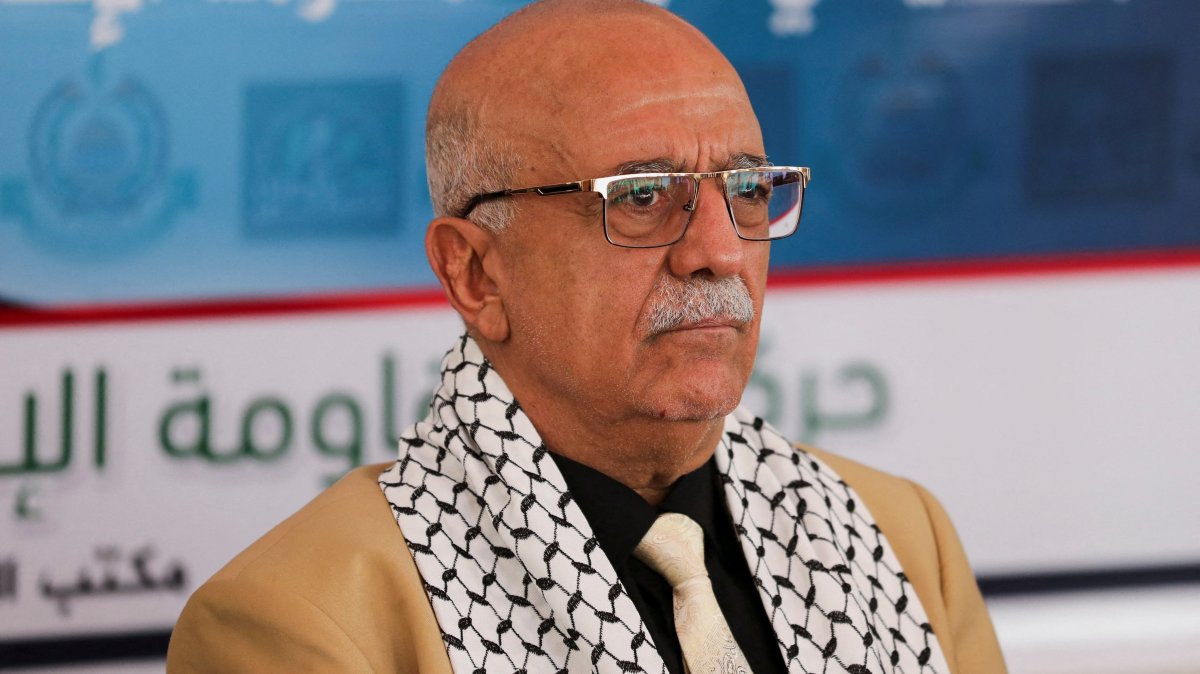 Head of the Houthi-led government Ahmad al-Rahawi attends an event in Sanaa, Yemen, Aug. 19, 2024. (Reuters Photo)
