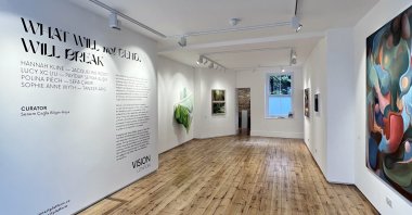 A general view of the “What Will Not Bend, Will Break” exhibition at Vision Art Platform in Soho, London, U.K., Aug. 29, 2025. (Courtesy of Vision Art Platform)