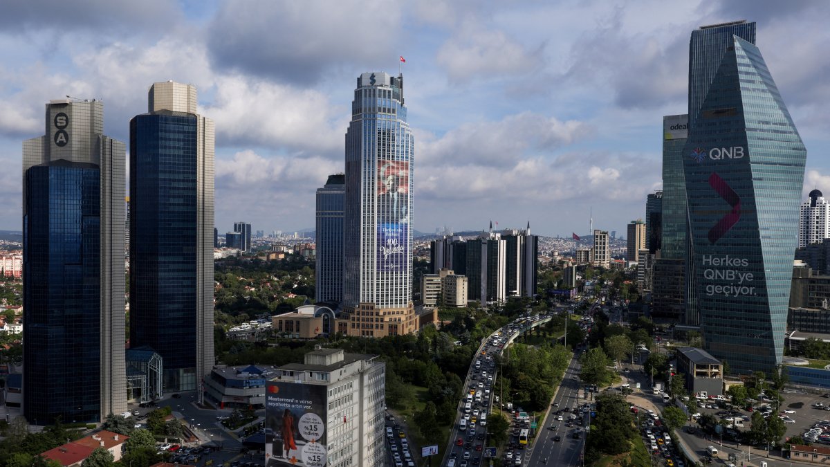 Skyscrapers are seen in the business and financial neighborhood of Levent, Istanbul, Türkiye, May 30, 2025. (Reuters Photo)