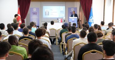 Students participate in a summer camp activity organized by the Türkiye Diyanet Foundation, Ankara, Türkiye, Sept. 1, 2025. (AA Photo)