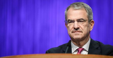 CEO Laurent Freixe attends a general shareholders meeting of Swiss food giant Nestle in Ecublens, near Lausanne, April 16, 2025. (AFP File Photo)