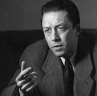 Writer Albert Camus, who was born in Algeria, was interviewed in London when he came for the first night of &quot;Caligula&quot; at the Embassy Theatre. (Getty Images Photo)