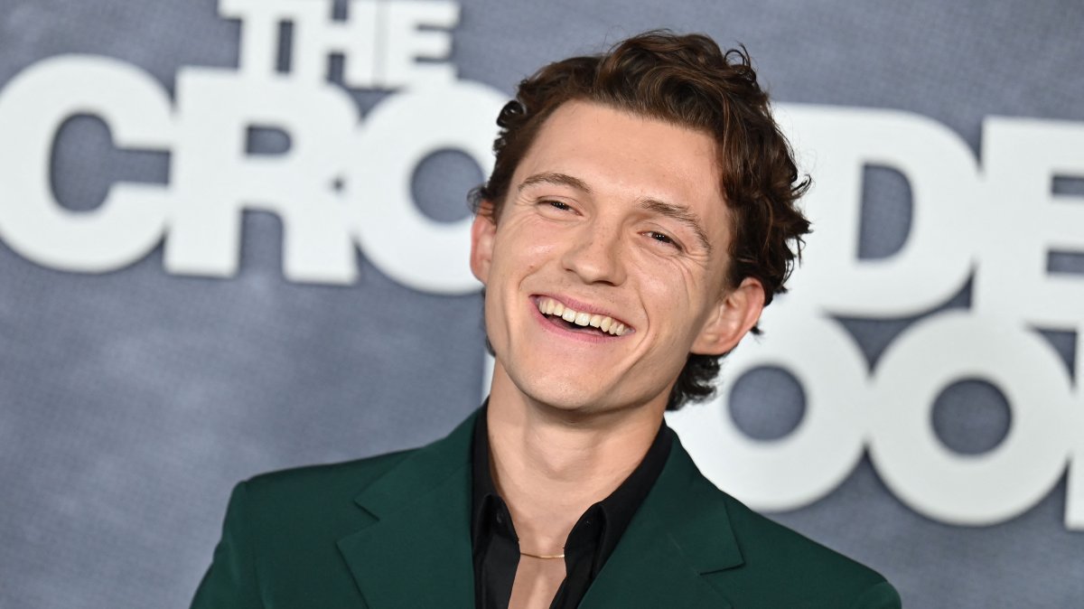 British actor Tom Holland arrives for the premiere of Apple TV &#039;s &quot;The Crowded Room&quot; at the Museum of Modern Art in New York City, U.S., June 1, 2023. (AFP Photo)